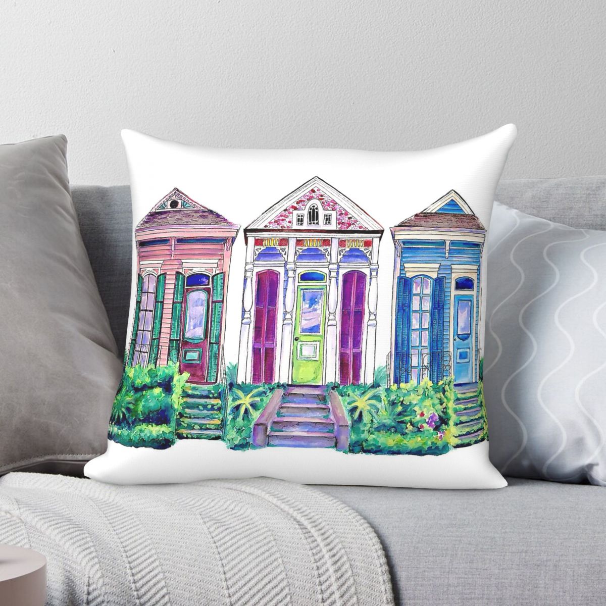 New Orleans Shotgun Houses Squ - Home Decor New Orleans ulasan dan harga