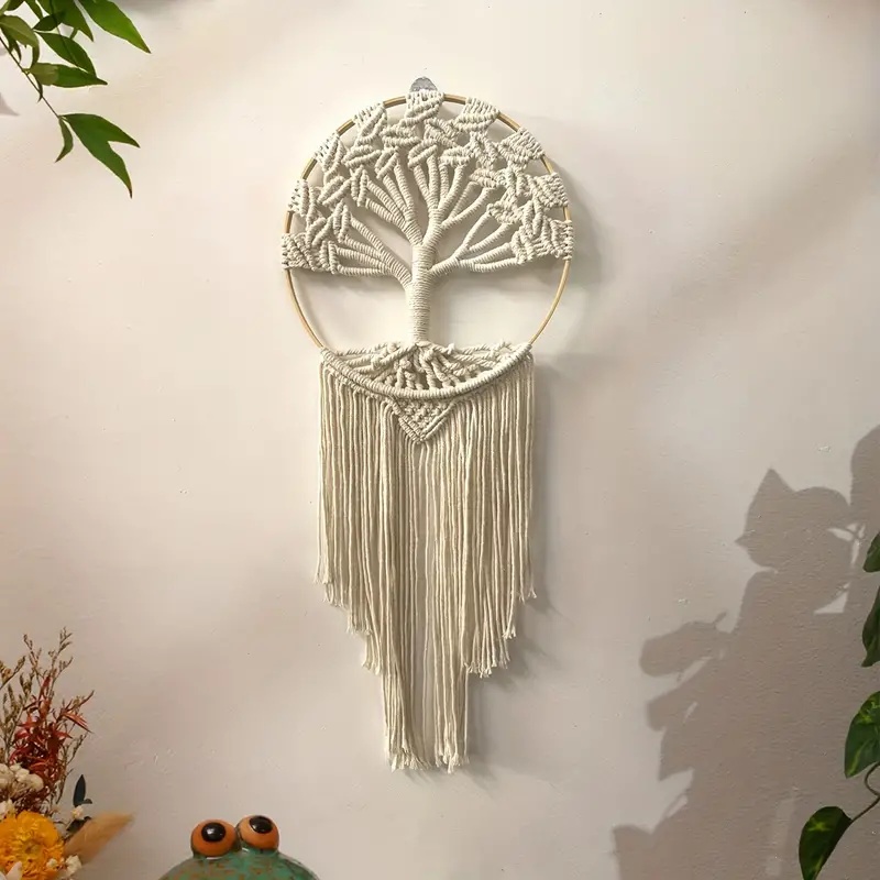 Tree of Life Macrame Wall Hang - Home Decor Tree ulasan dan harga