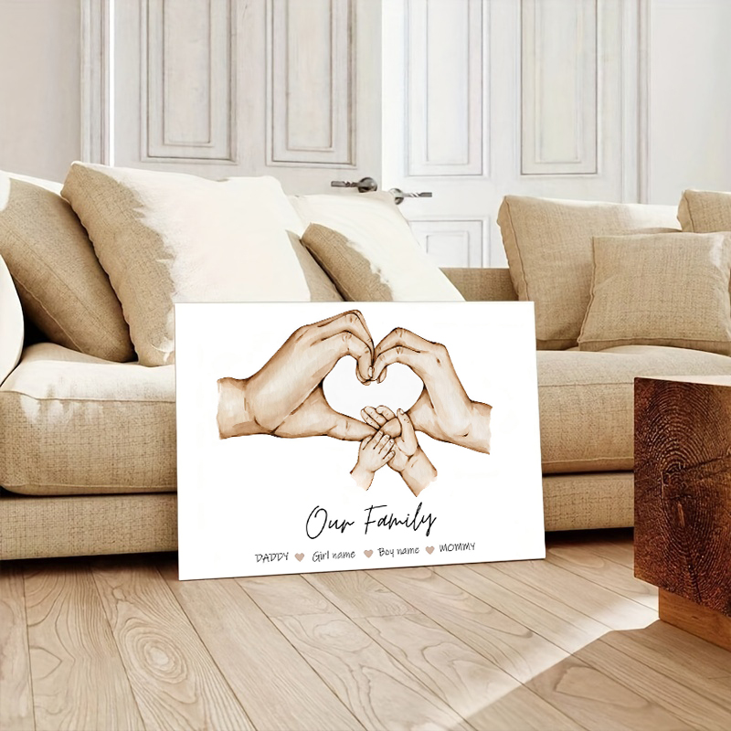 Personalized Custom Family Han - Home Decor Theme ulasan dan harga