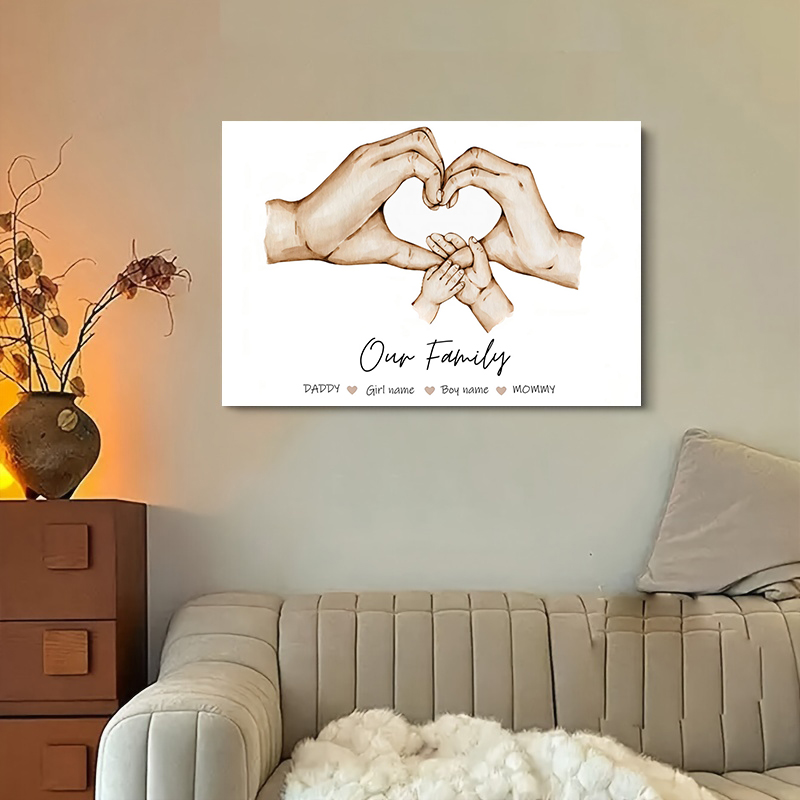 Personalized Custom Family Han - Home Decor Theme ulasan dan harga