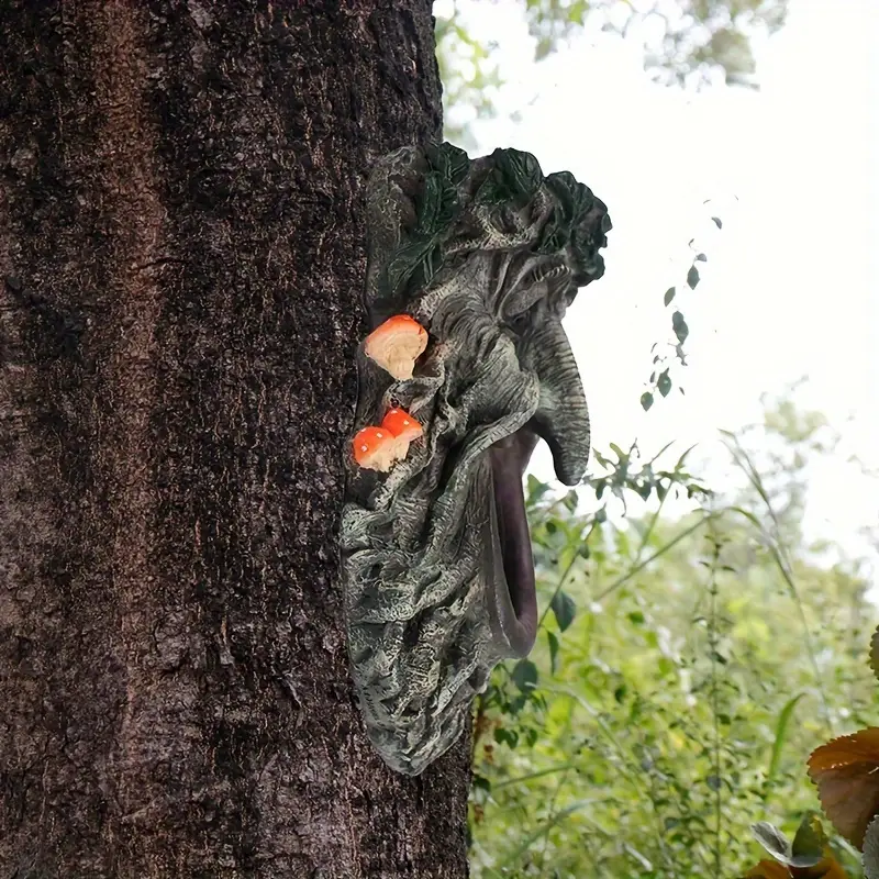 Outdoor Garden Yard Tree Face  - Home Decor Tree ulasan dan harga