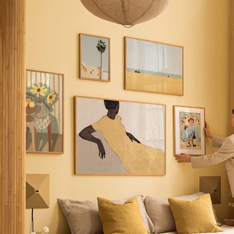 African Woman Beach Poster Can - Home Decor Pt ulasan dan harga