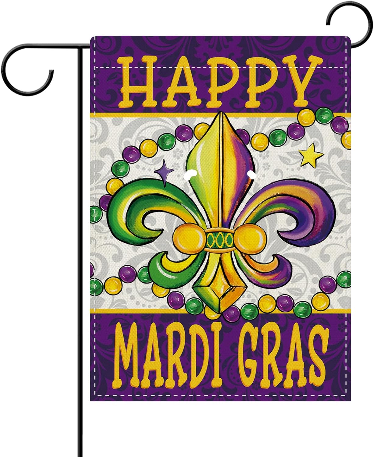 Dyrenson Happy Mardi Gras Fleu - Home Decor New Orleans ulasan dan harga