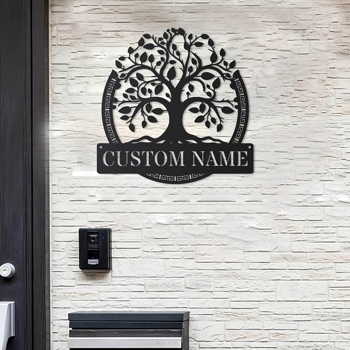 Custom Metal Wall Art of The T - Home Decor Tree ulasan dan harga