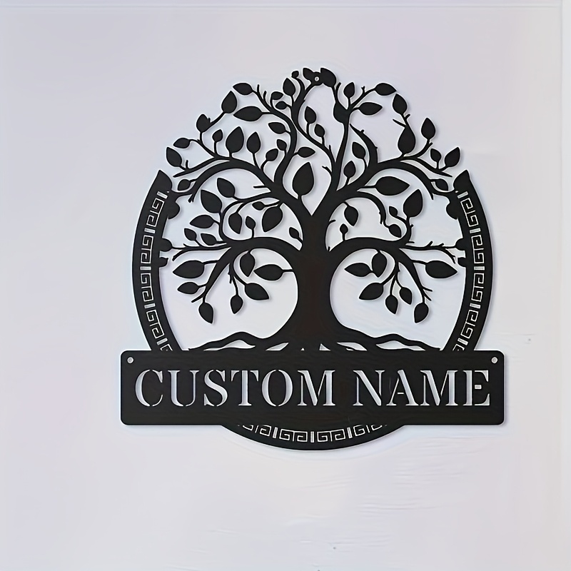Custom Metal Wall Art of The T - Home Decor Tree ulasan dan harga