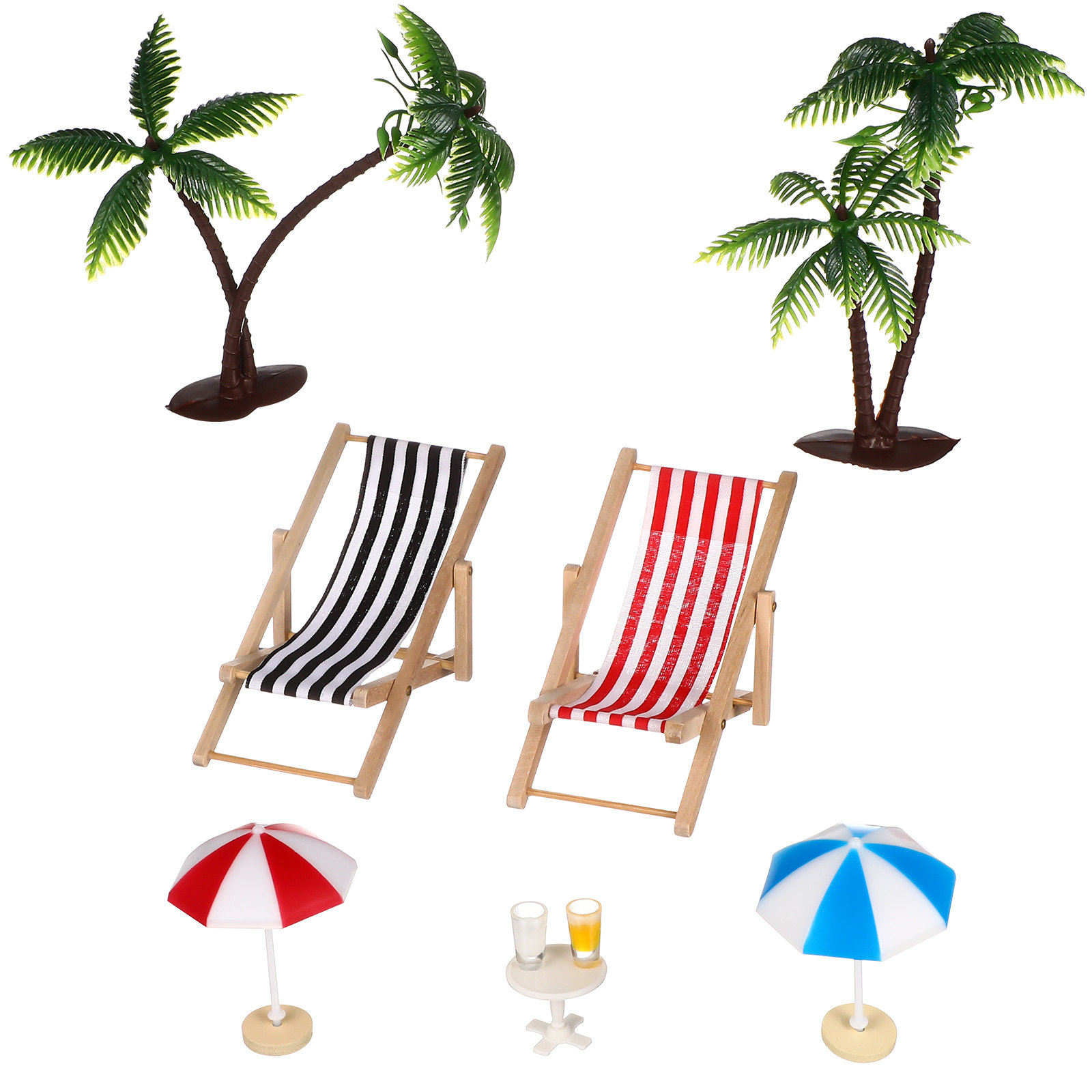 Mini Beach Landscape Ornament  - Home Decor Tree ulasan dan harga