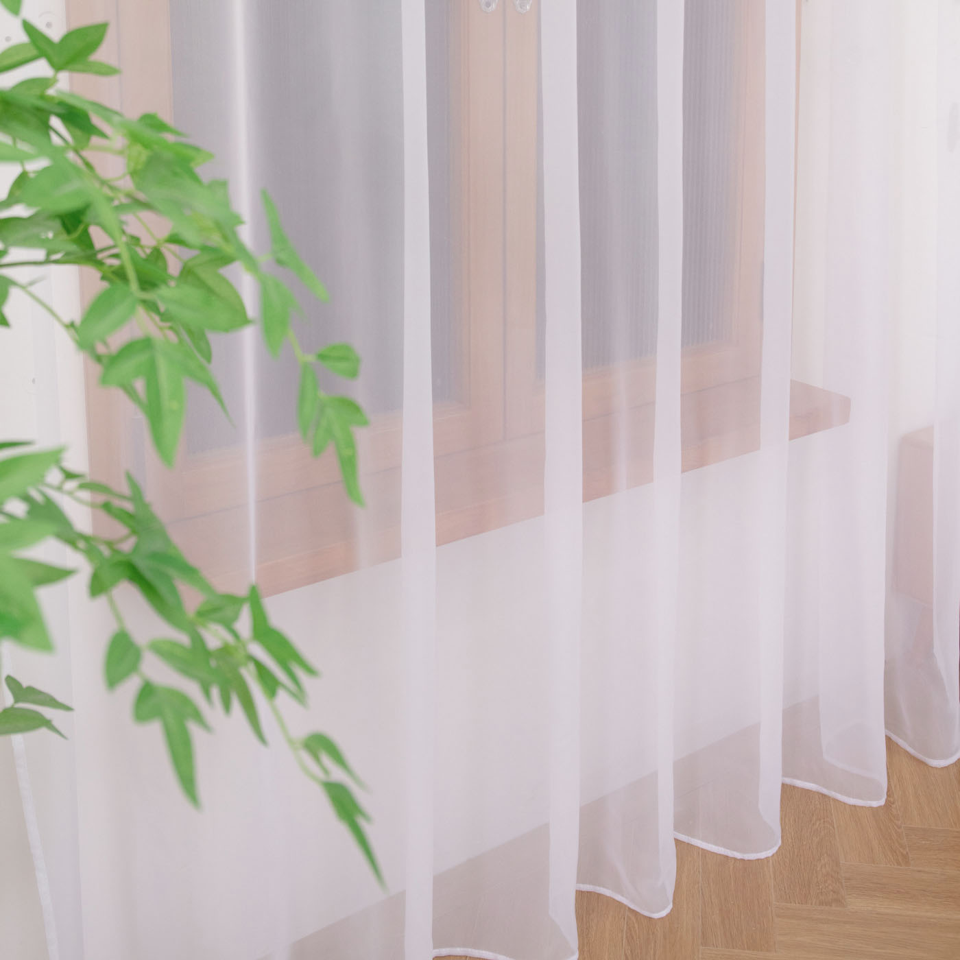 1PC White Sheer Curtain, Gromm - Home Decor Pt ulasan dan harga
