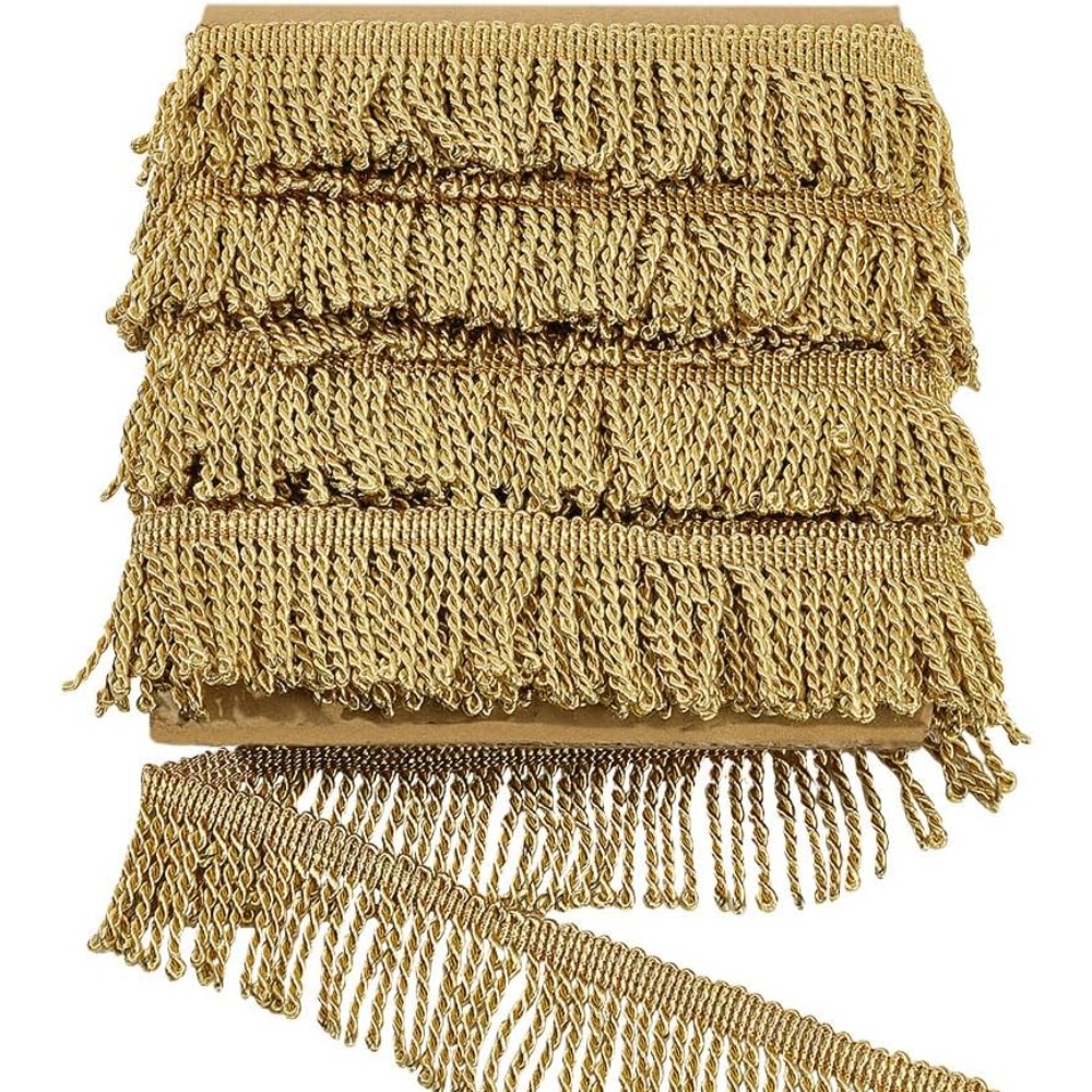 12 Yardsx2.2Inch Fringe Trim C - Home Decor Curtain ulasan dan harga