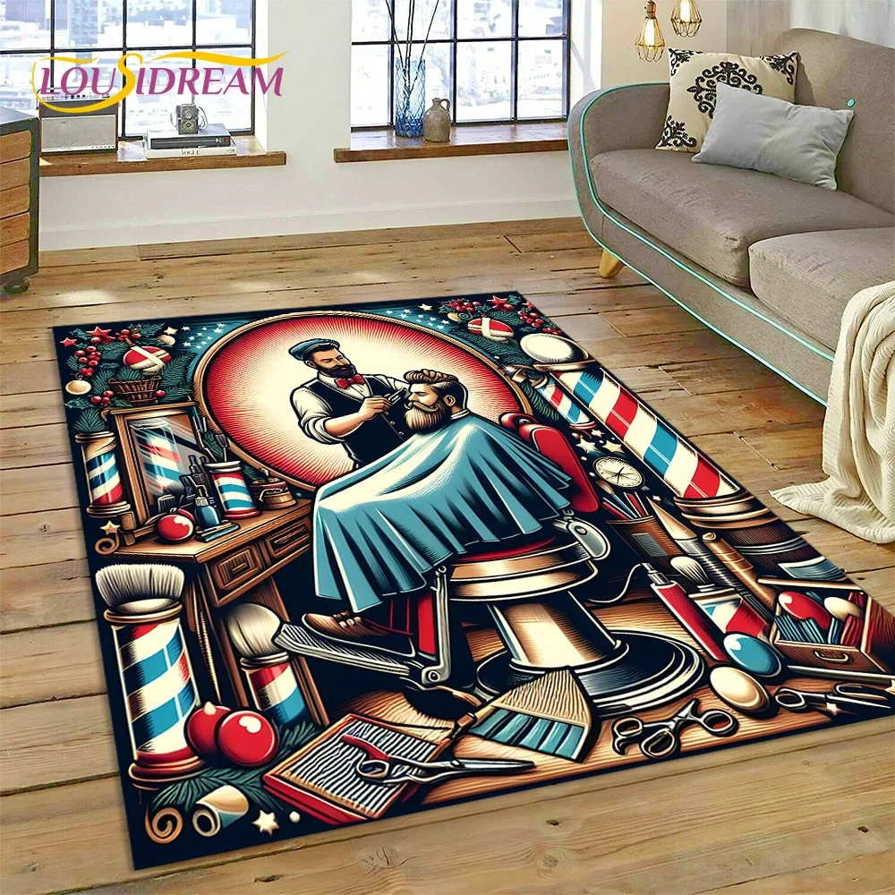 Fashion Barber Shop Logo Skull - Home Decor Online Shopping ulasan dan harga
