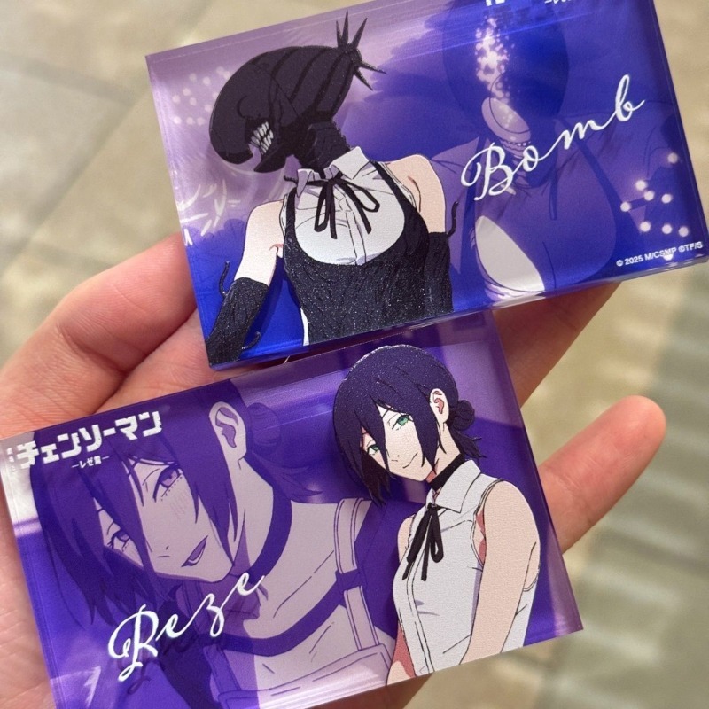 Chainsaw Man Themed Acrylic Br - Home Decor Theme ulasan dan harga
