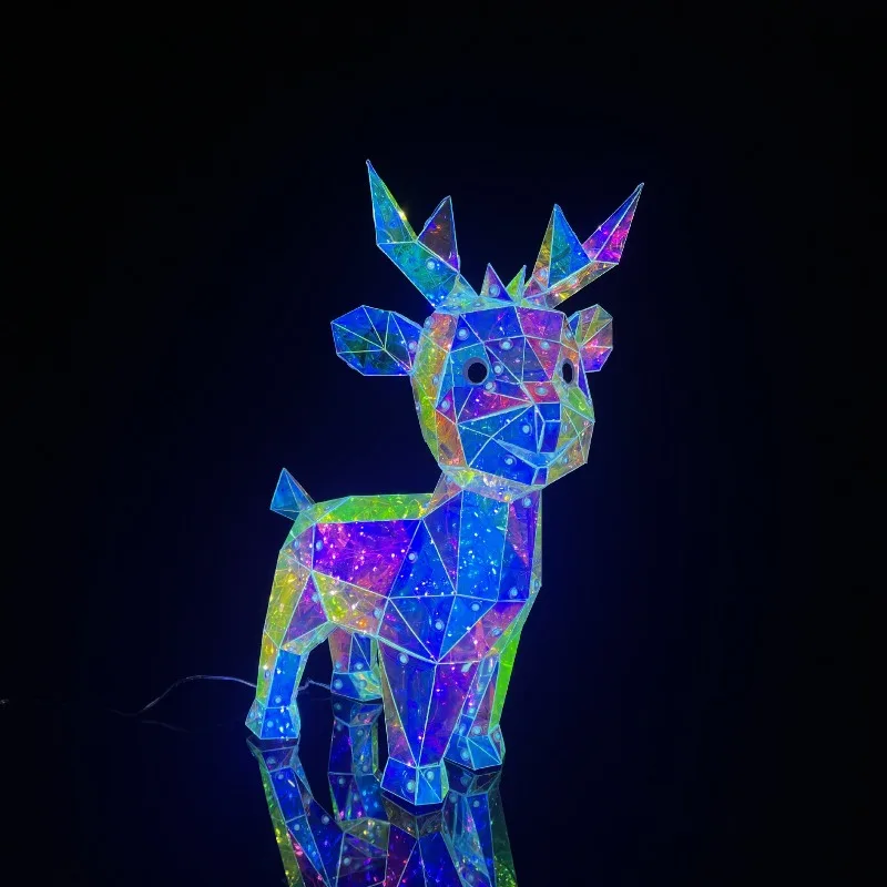 Christmas Glowing Elk Ornament - Home Decor Tree ulasan dan harga