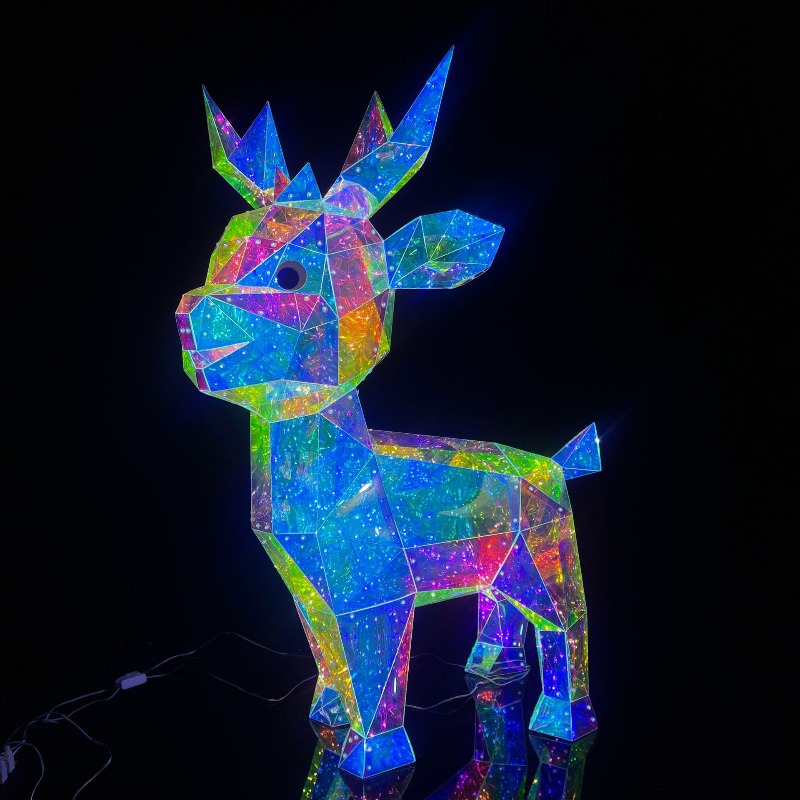 Christmas Glowing Elk Ornament - Home Decor Tree ulasan dan harga