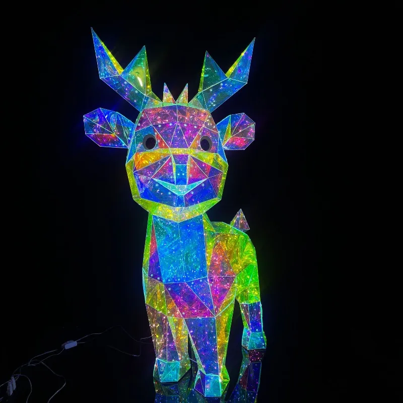 Christmas Glowing Elk Ornament - Home Decor Tree ulasan dan harga