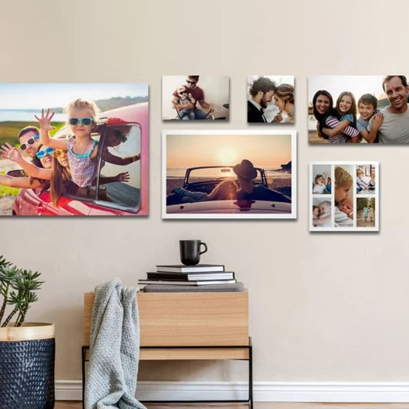 Custom Frameless Photo Canvas  - Home Decor On Wall ulasan dan harga