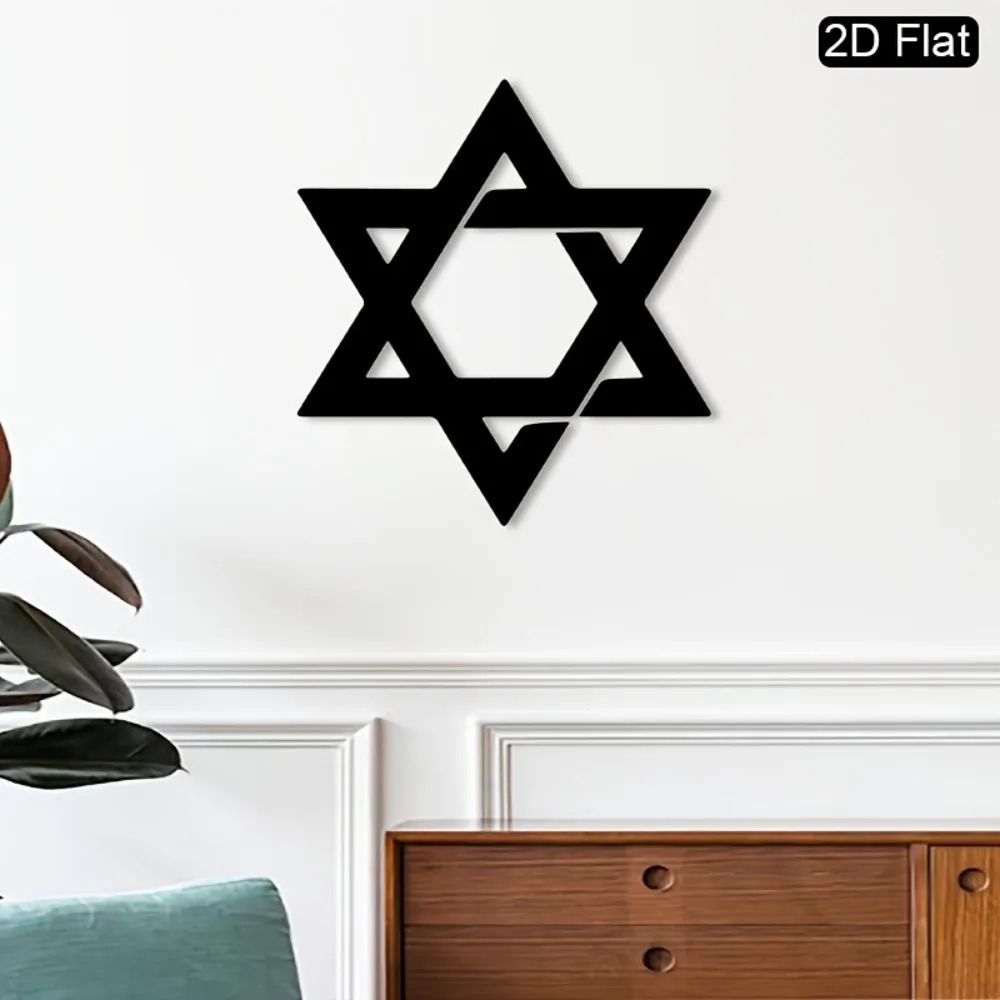 CIFBUY Iron Wall Art Star of D - Home Decor On Wall ulasan dan harga
