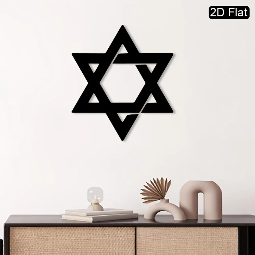 CIFBUY Iron Wall Art Star of D - Home Decor On Wall ulasan dan harga