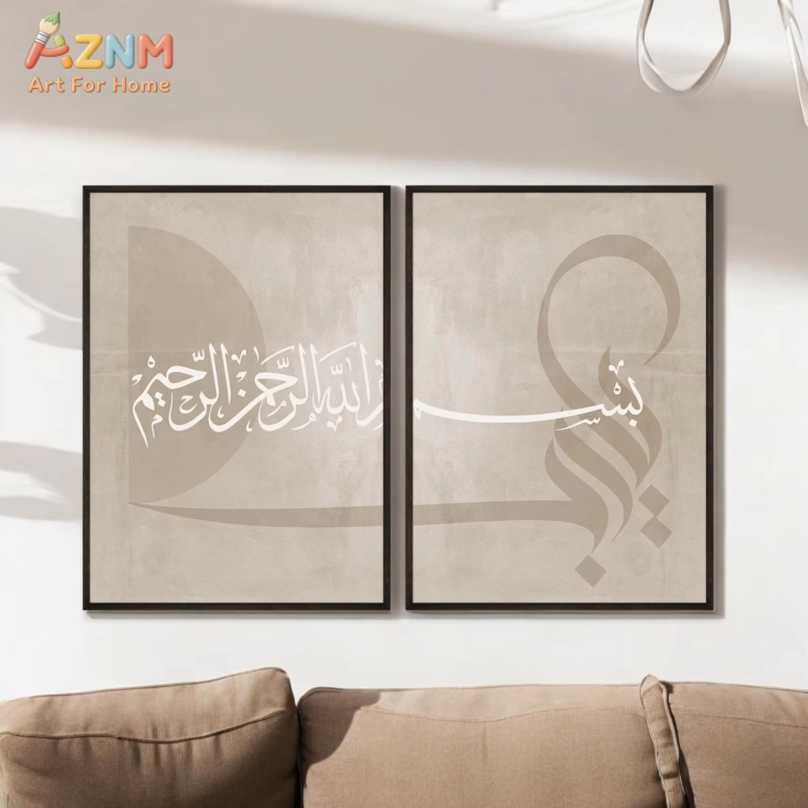 2pcs Poster Set, Jigsaw Puzzle - Home Decor Ramadan ulasan dan harga