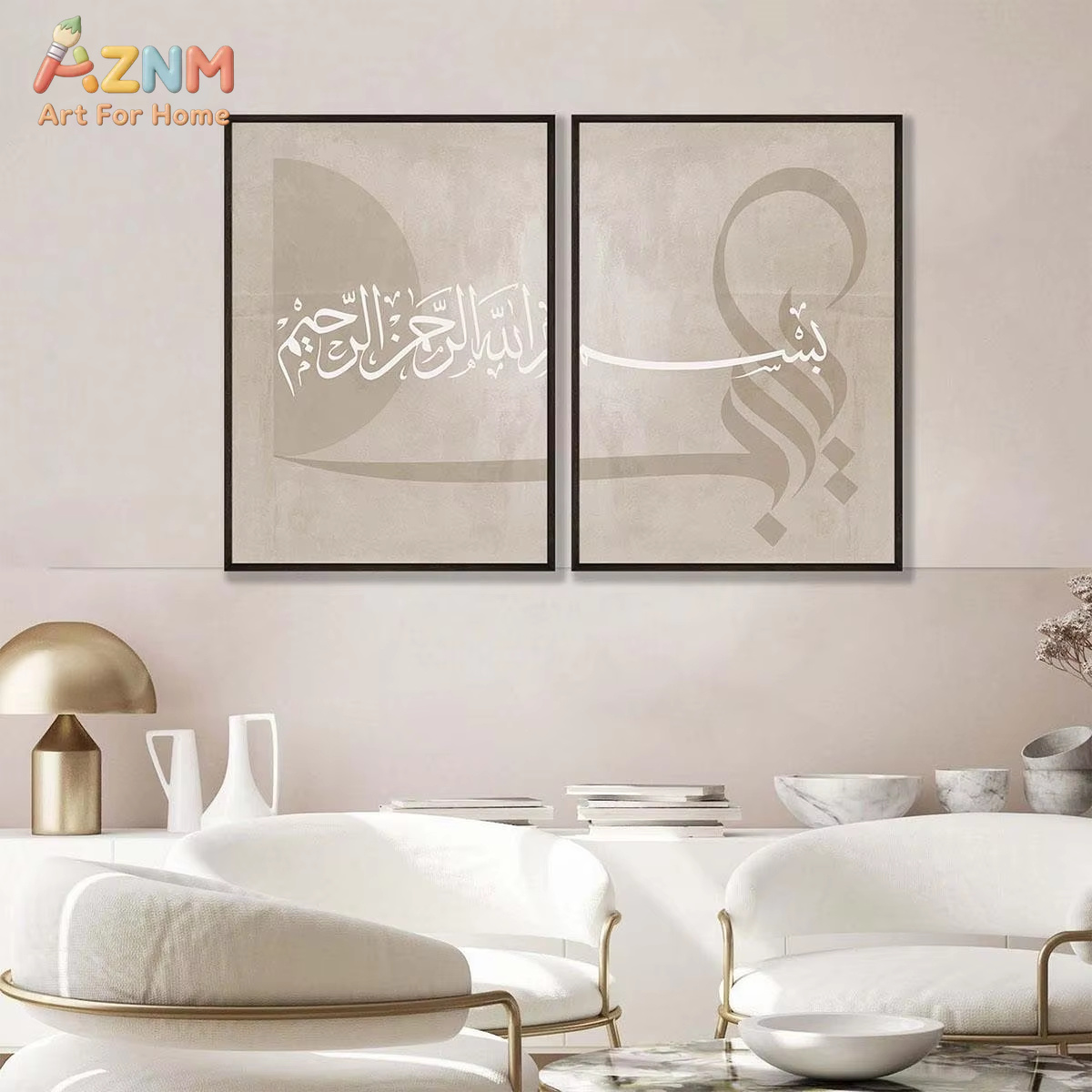 2pcs Poster Set, Jigsaw Puzzle - Home Decor Ramadan ulasan dan harga