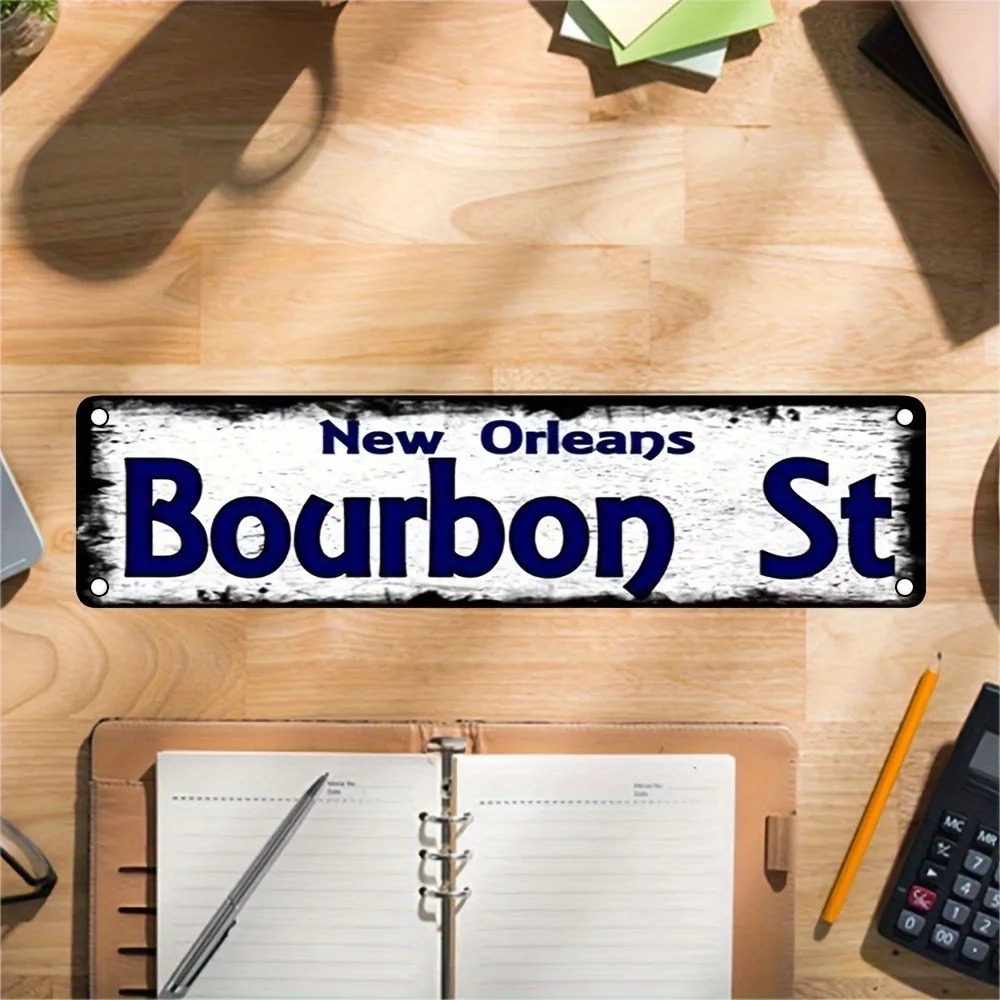 Bourbon St New Orleans Vintage - Home Decor New Orleans ulasan dan harga