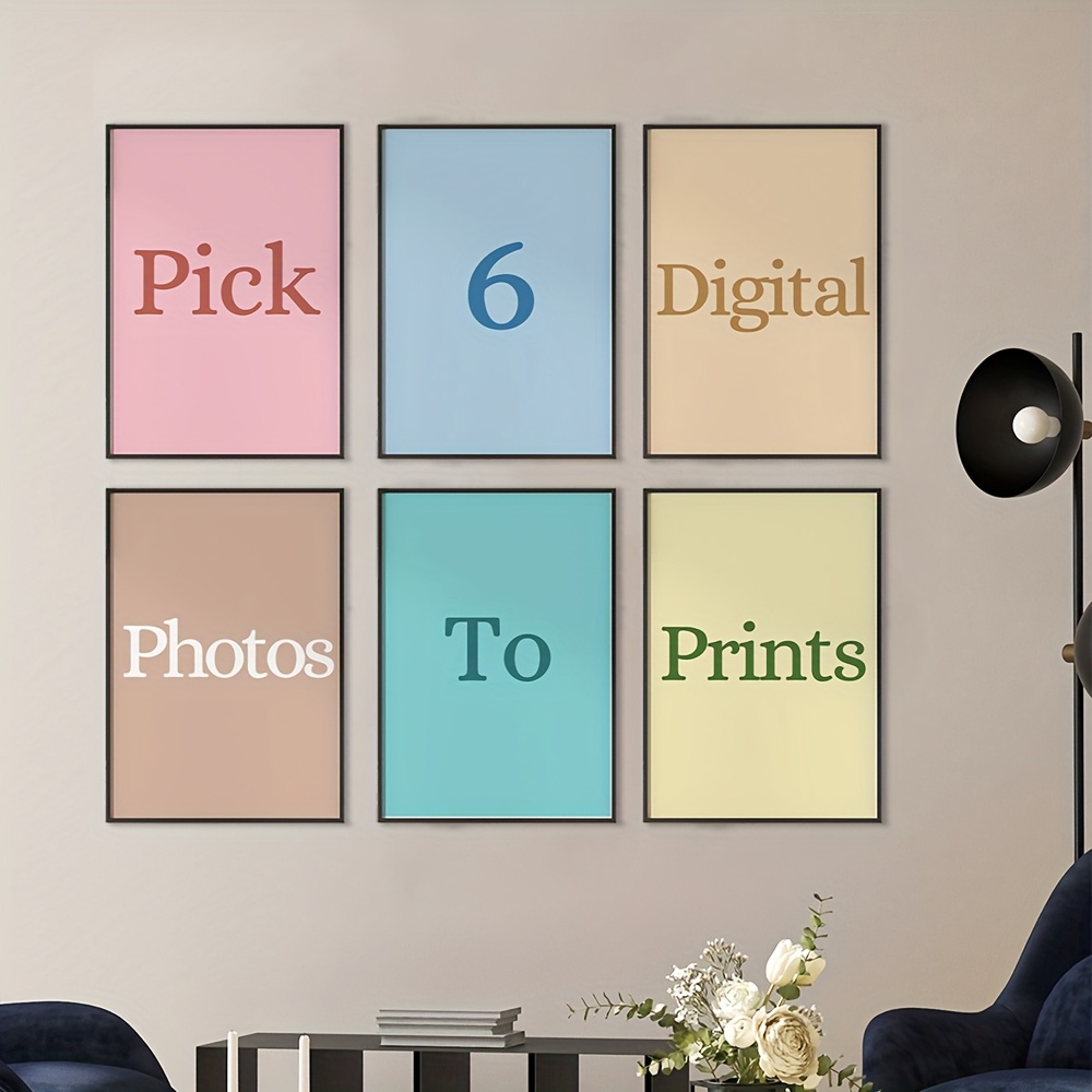 6pcs/set Personalized Custom C - Home Decor Theme ulasan dan harga