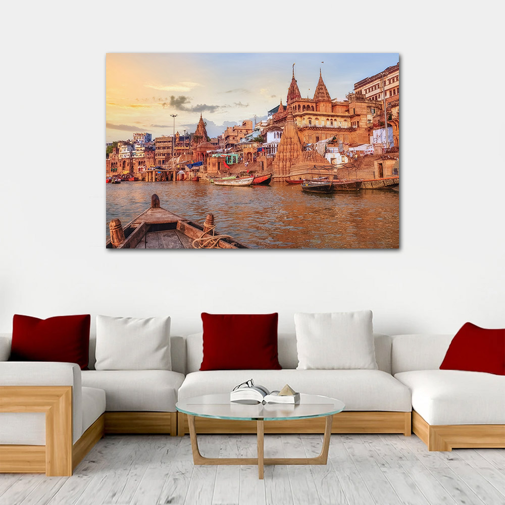 Ganga River Varanasi North Ind - Home Decor Varanasi ulasan dan harga