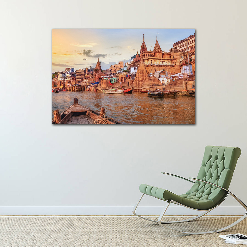 Ganga River Varanasi North Ind - Home Decor Varanasi ulasan dan harga