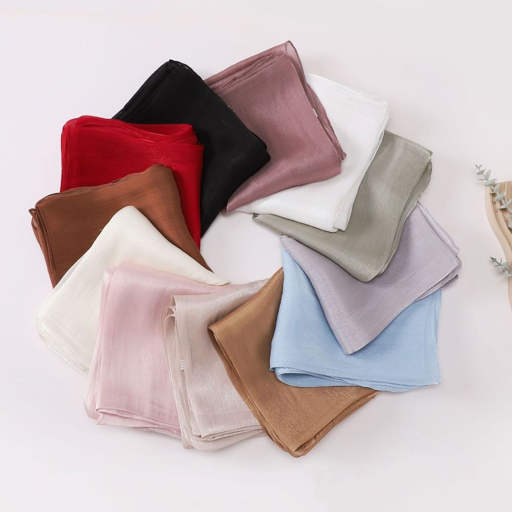 High Qulaity Solid Color Silk  - Home Decor Ramadan ulasan dan harga