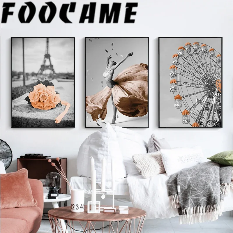 Eiffel Tower Ferris Wheel Danc - Home Decor Pt ulasan dan harga