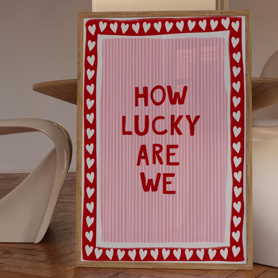How Lucky Wall Art Canvas Prin - Home Decor How To ulasan dan harga
