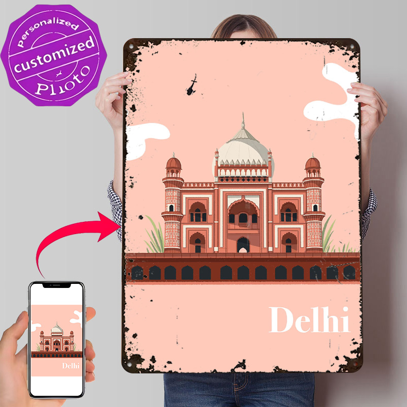 Delhi Illustration 3D Texture  - Home Decor Delhi ulasan dan harga