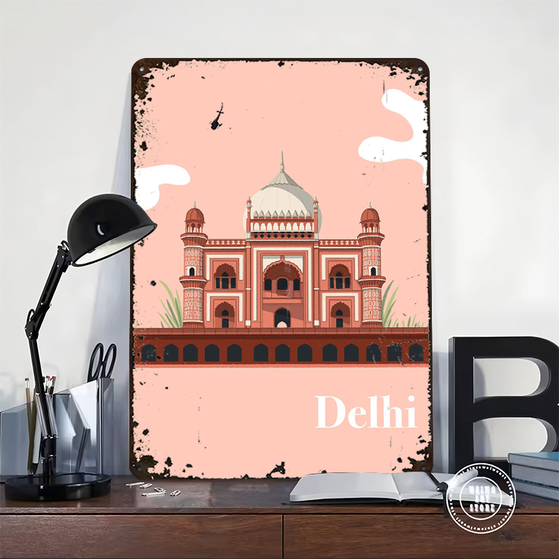 Delhi Illustration 3D Texture  - Home Decor Delhi ulasan dan harga