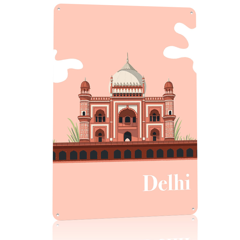 Delhi Illustration 3D Texture  - Home Decor Delhi ulasan dan harga