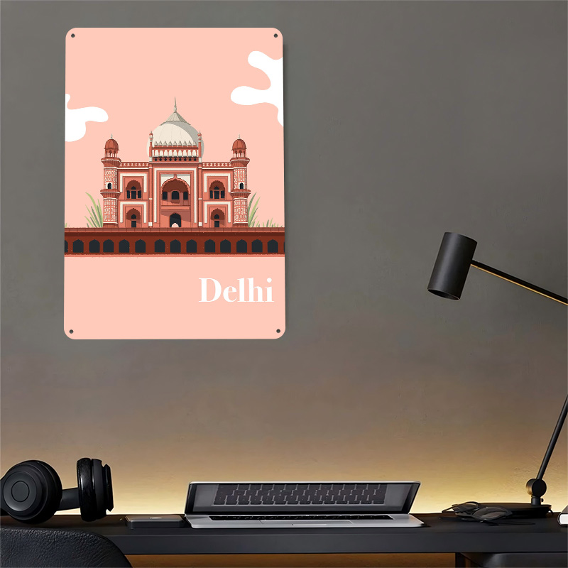 Delhi Illustration 3D Texture  - Home Decor Delhi ulasan dan harga