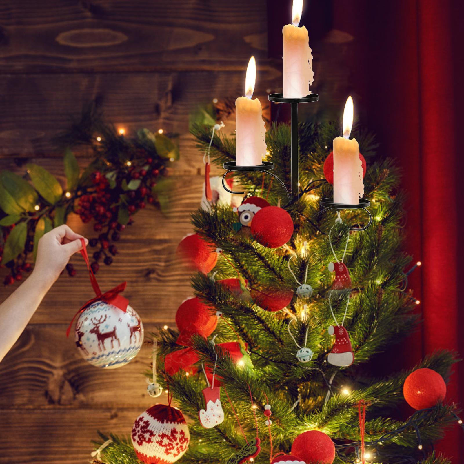 Metal Black Triple Tree Topper - Home Decor Tree ulasan dan harga