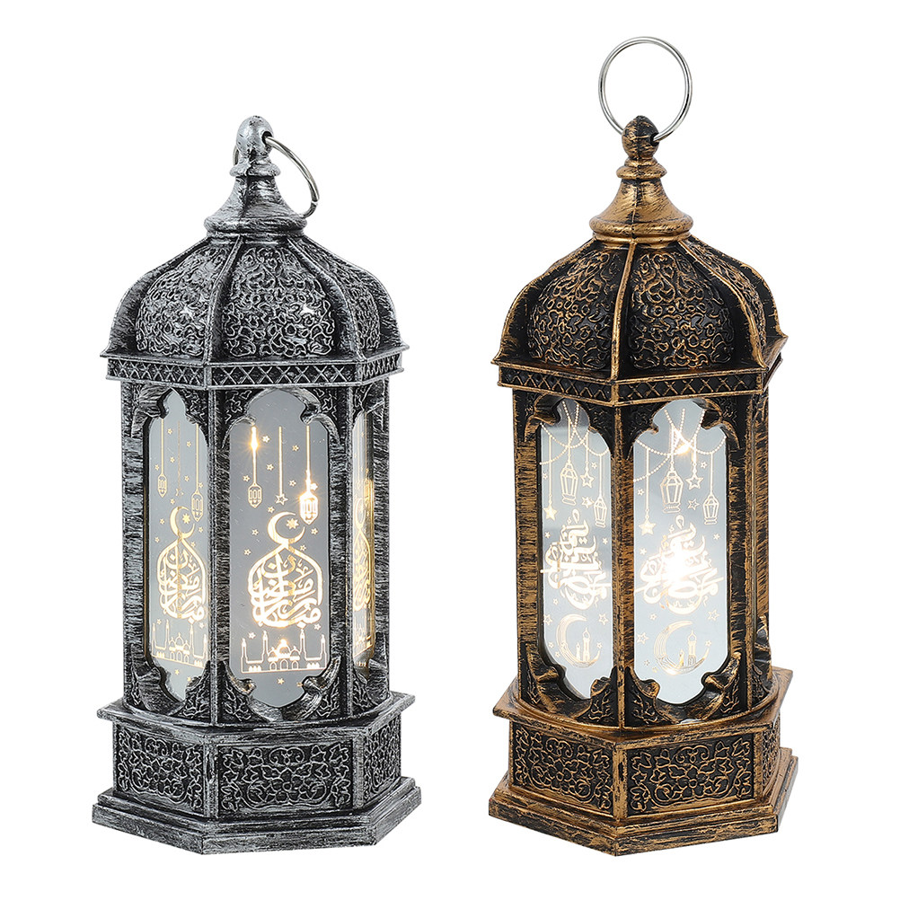 2Pcs LED Wind Lamp Ramadan Lan - Home Decor Ramadan ulasan dan harga
