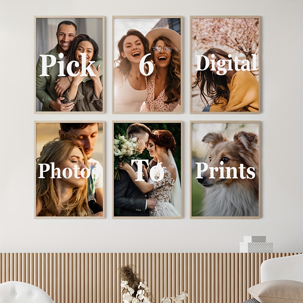 6pcs/set Custom Canvas Prints  - Home Decor Theme ulasan dan harga