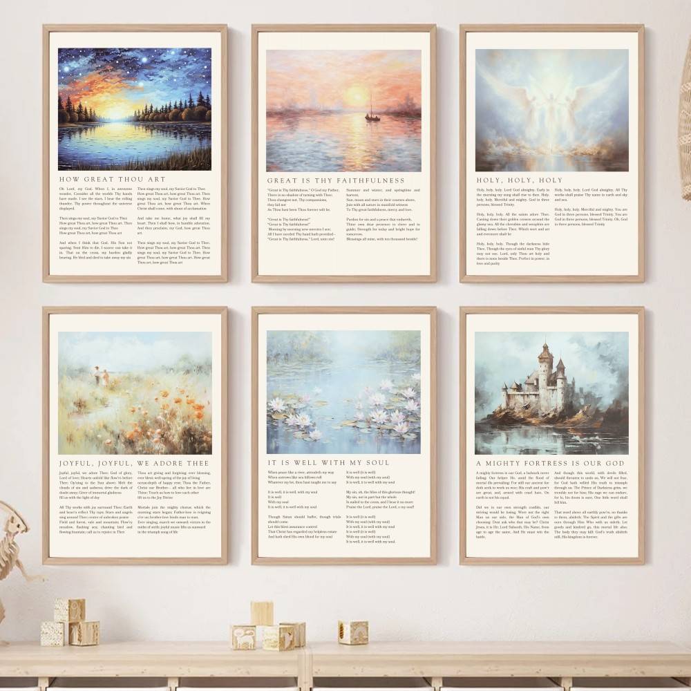 Christian Hymn Poster Amazing  - Home Decor How To ulasan dan harga