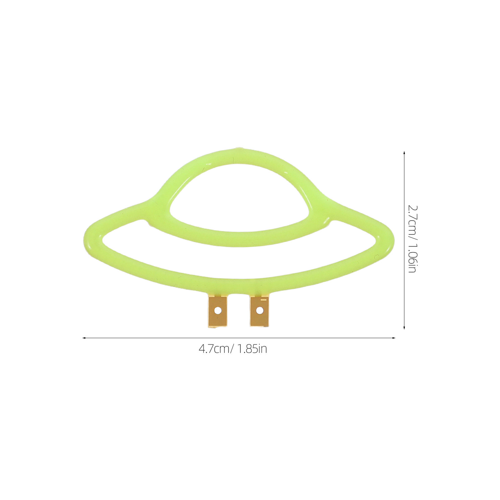 2Pcs Spaceship Creative Edison - Home Decor Theme ulasan dan harga