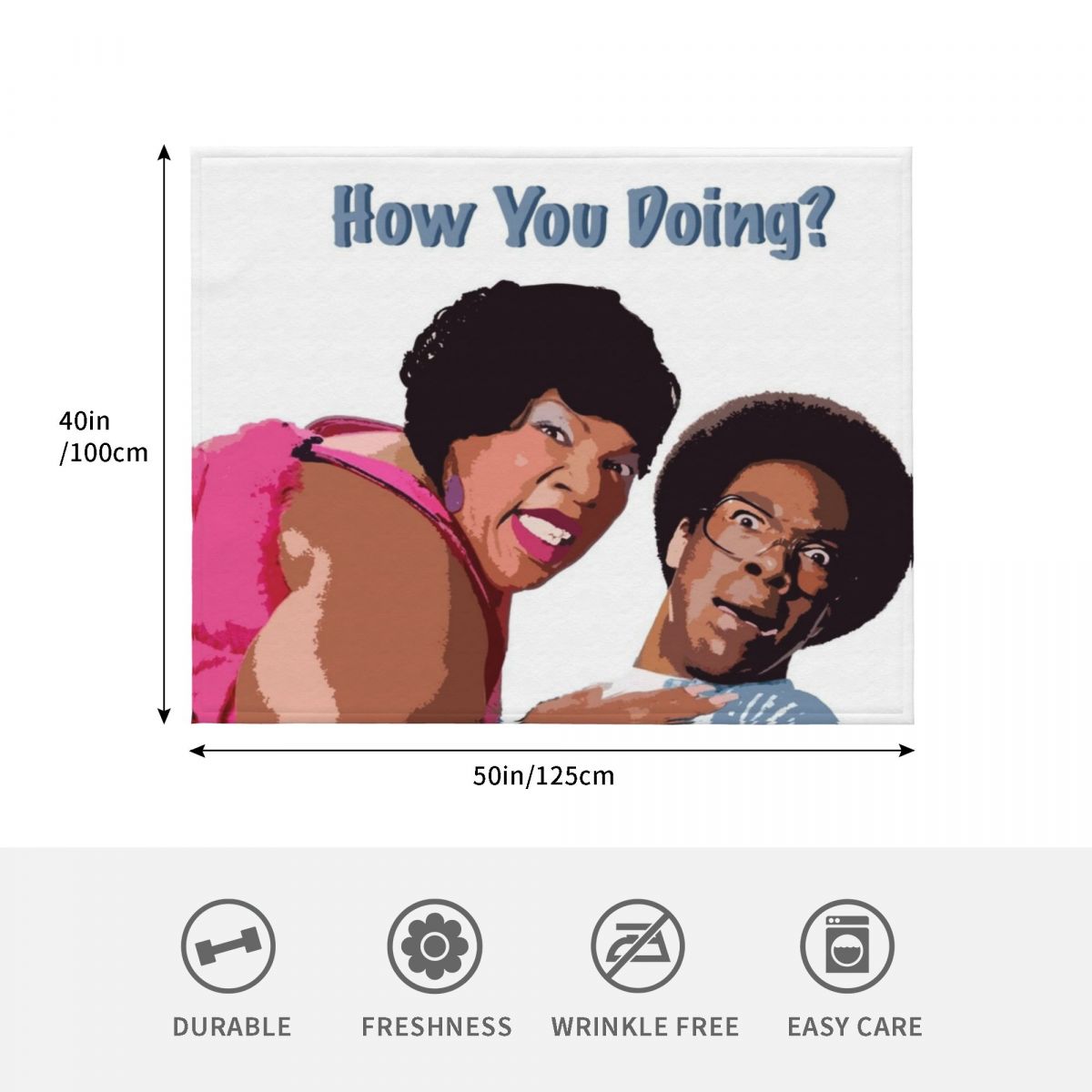 Norbit - HOW YOU DOING Throw B - Home Decor How To ulasan dan harga
