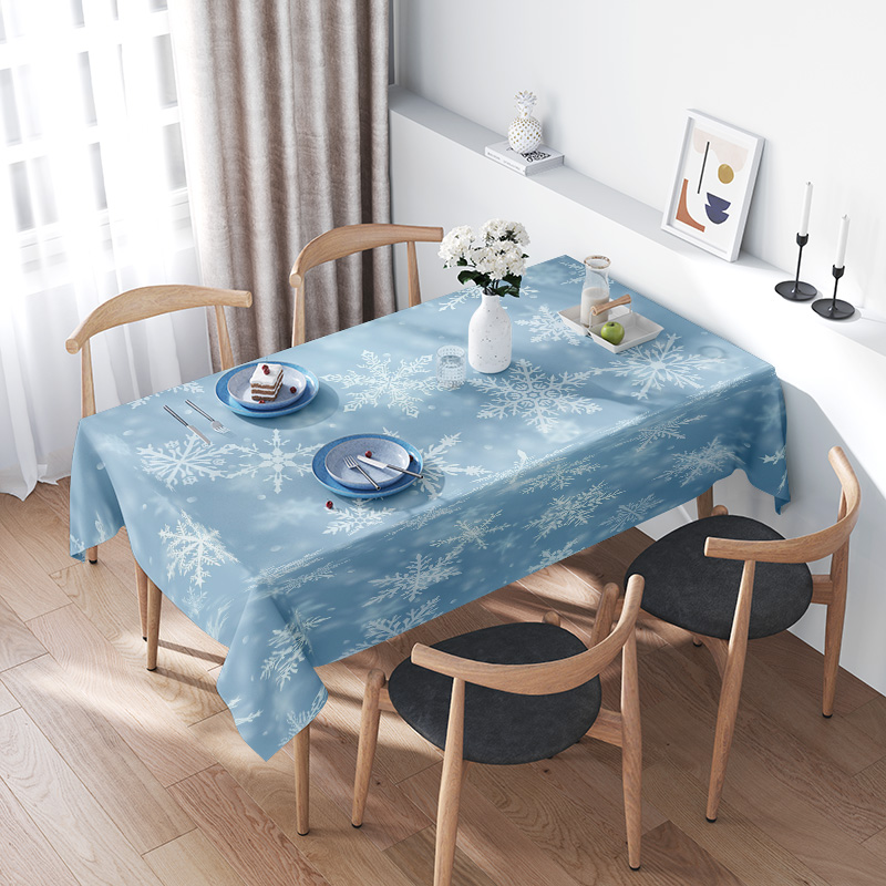 Snowflake Dining Tablecloth Wi - Home Decor Online Shopping ulasan dan harga
