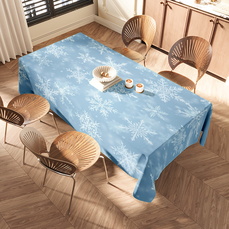 Snowflake Dining Tablecloth Wi - Home Decor Online Shopping ulasan dan harga