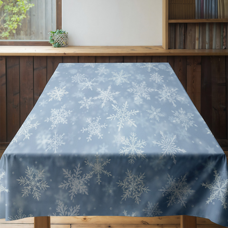 Snowflake Dining Tablecloth Wi - Home Decor Online Shopping ulasan dan harga